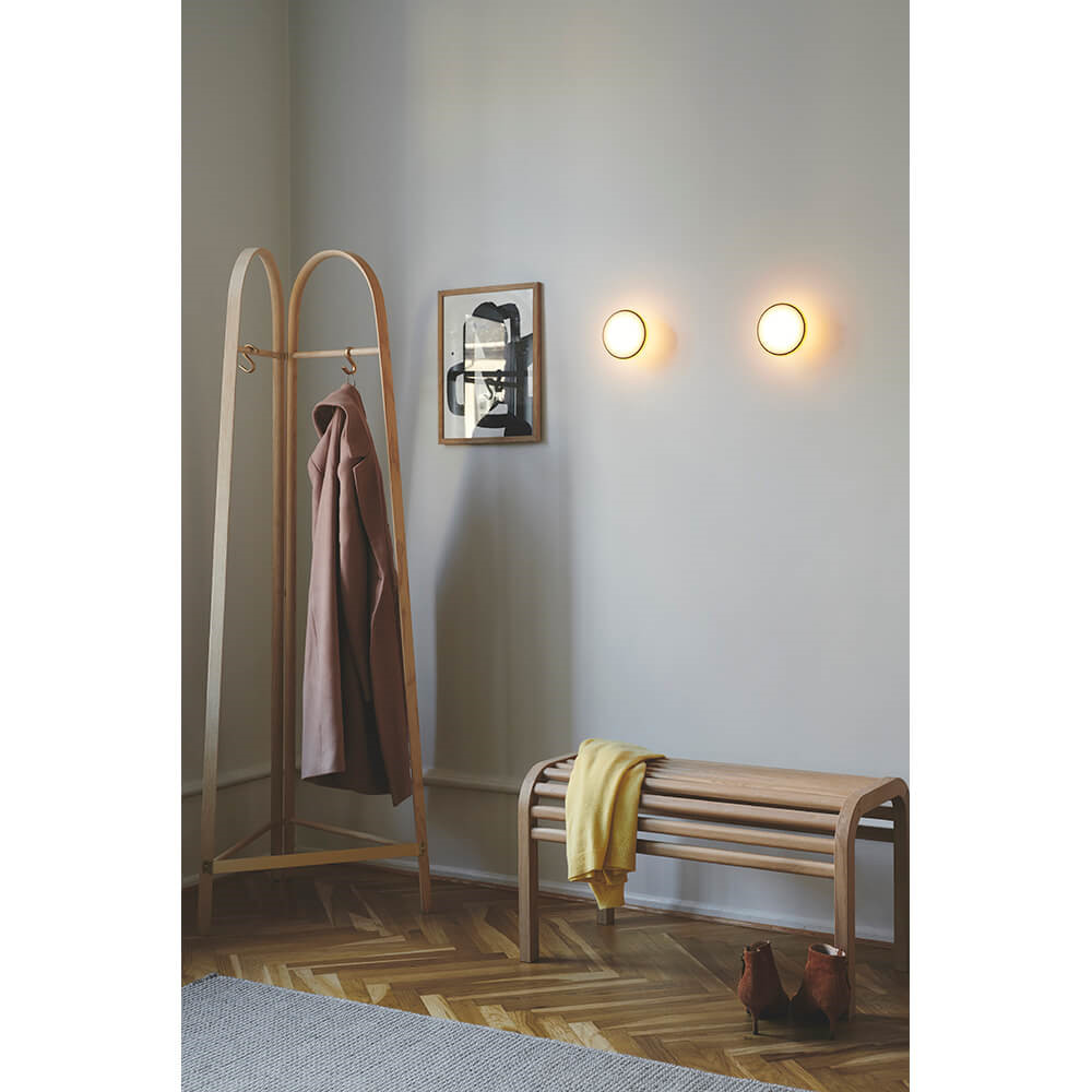 ØS1 Vegglampe mSwitch HvitMessing Shade ØS1 Vegglampe mSwitch MessingMessing Shade
